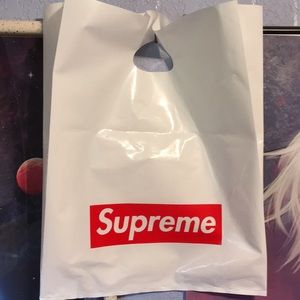 Supreme plastic bag